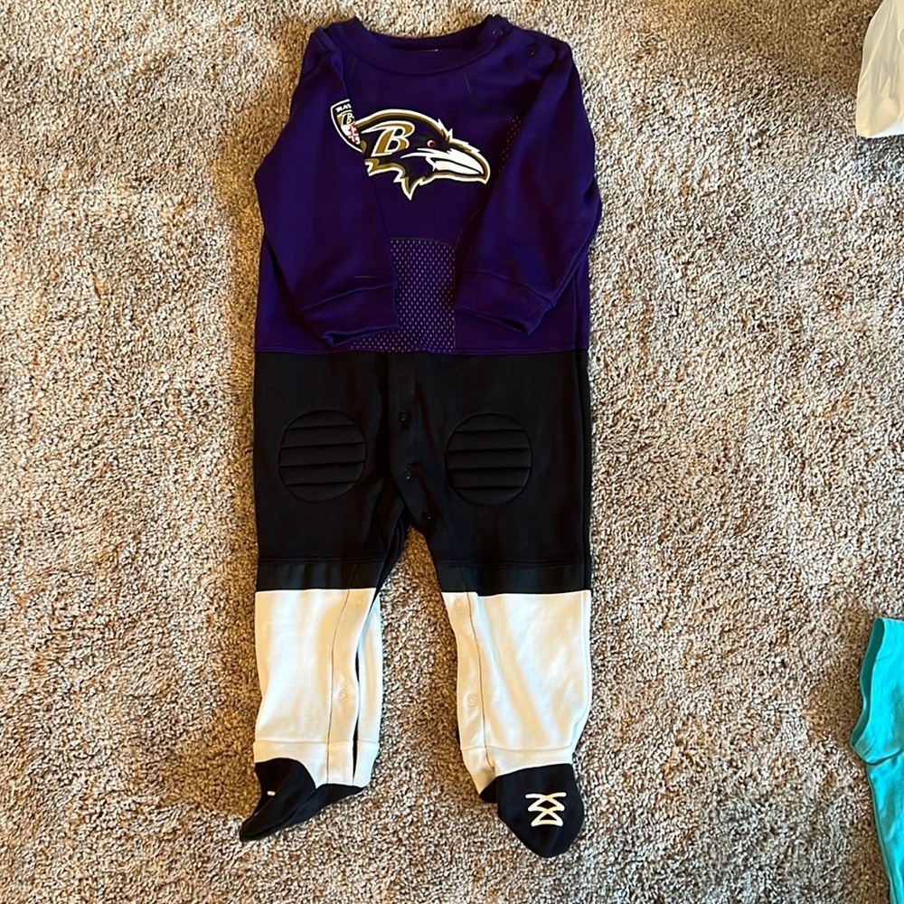 Baltimore Ravens Football Onesie